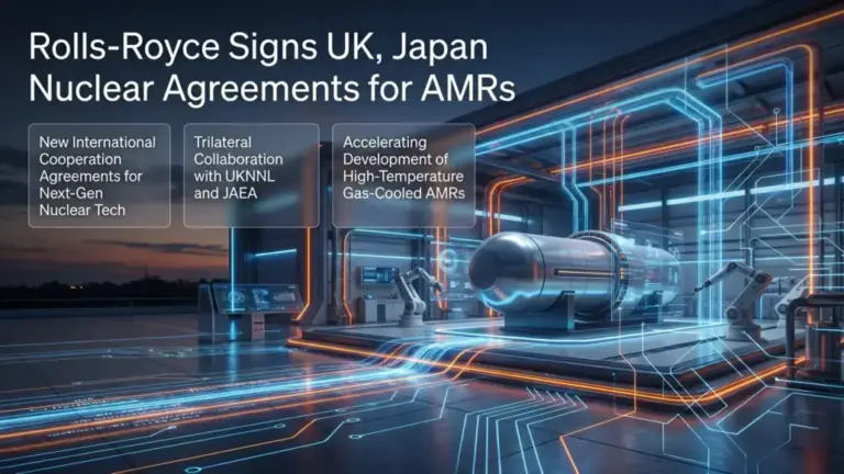 Rolls-Royce Signs UK, Japan Nuclear Agreements for AMRs