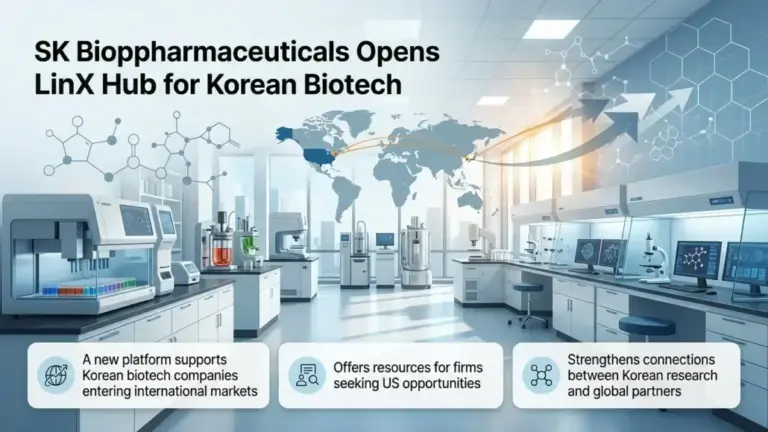 SK Biopharmaceuticals Opens LinX Hub for Korean Biotech