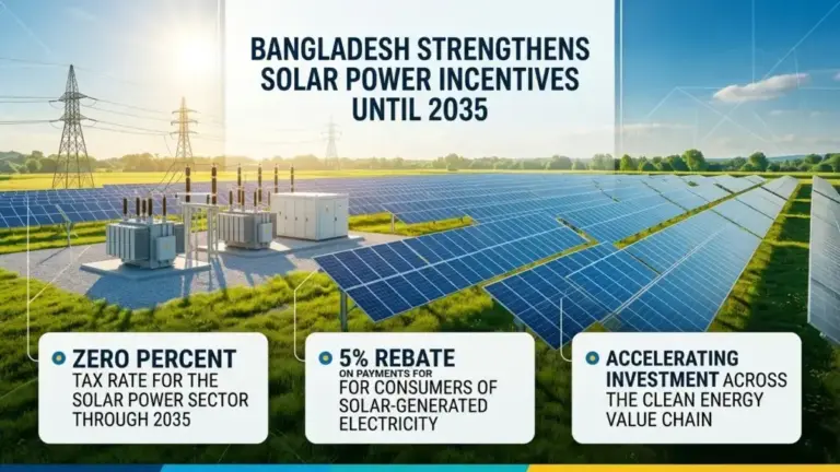 Bangladesh Strengthens Solar Power Incentives Until 2035