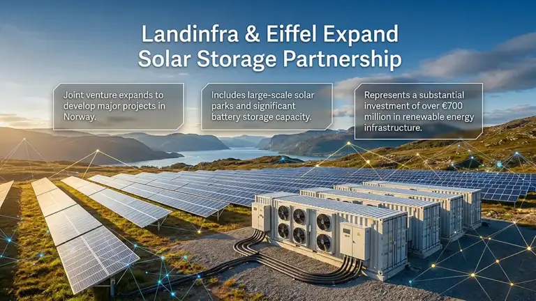 Landinfra Energy and Eiffel Investment Group Join Forces on Large Scale Solar and Battery Projects in Norway