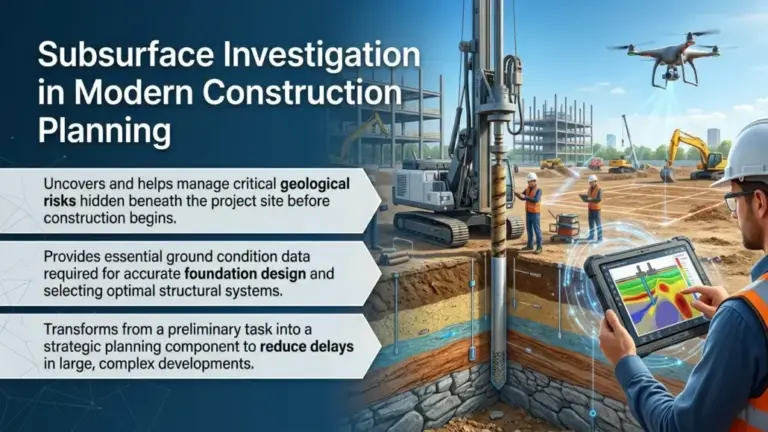 Subsurface Investigation in Modern Construction Planning