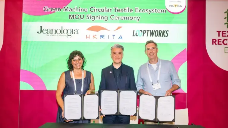 HKRITA, Jeanologia and Looptworks Form Green Machine Circular Textile Ecosystem