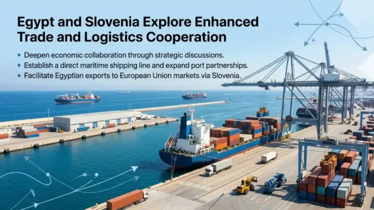 Egypt and Slovenia Explore Enhanced Trade and Maritime Links