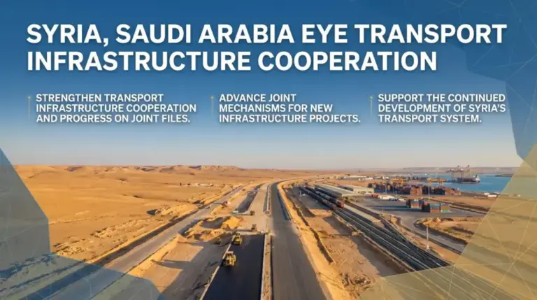 Syria, Saudi Arabia Eye Transport Infrastructure Cooperation