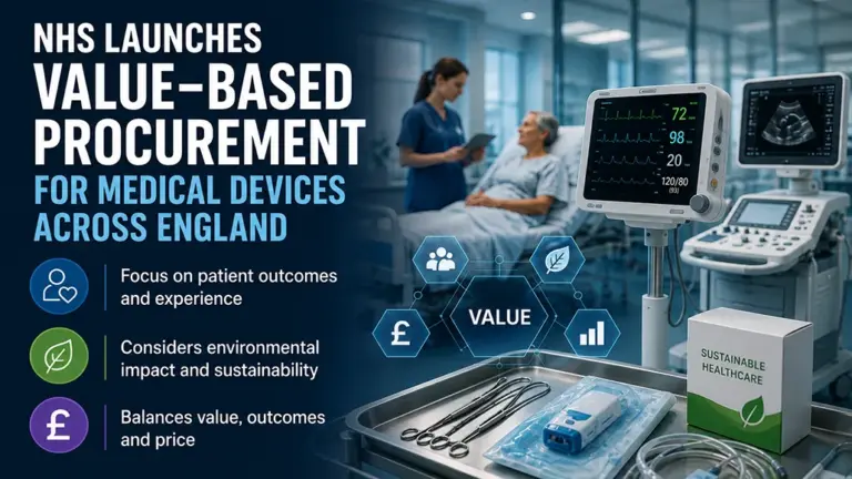 NHS Launches Value-Based Procurement for Medical Devices