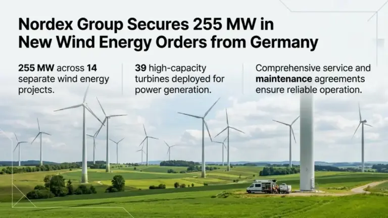 Nordex Group Secures 255 MW in New Wind Energy Orders from Germany