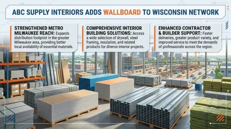 ABC Supply Interiors Adds Wallboard to Wisconsin Network