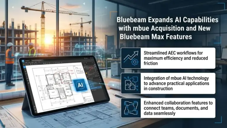 Bluebeam Expands AI Capabilities with mbue Acquisition and New Bluebeam Max Features