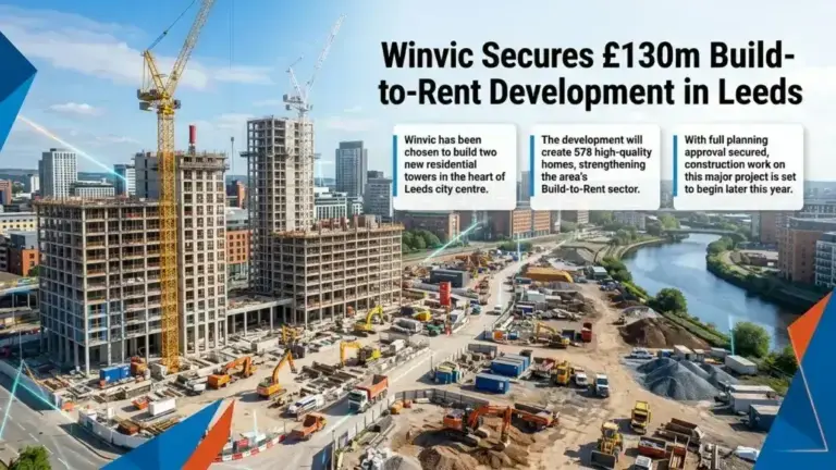 Winvic Secures £130m Build-to-Rent Development in Leeds