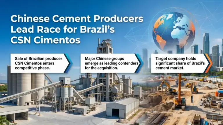 Chinese Cement Producers Lead Race for Brazil’s CSN Cimentos