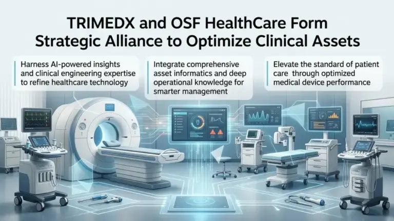 TRIMEDX and OSF HealthCare Form Strategic Alliance to Optimize Clinical Assets