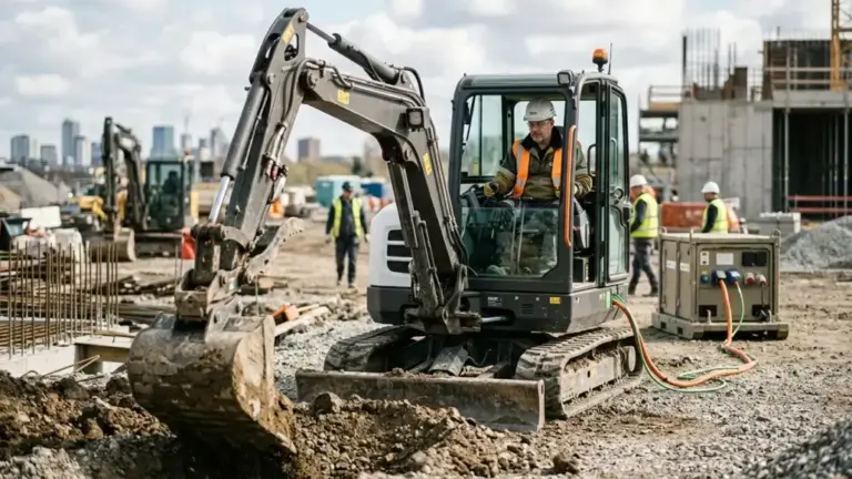 Electrification of Construction Equipment Reducing Emissions
