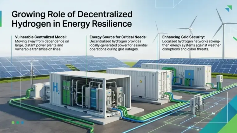 Growing Role of Decentralized Hydrogen in Energy Resilience