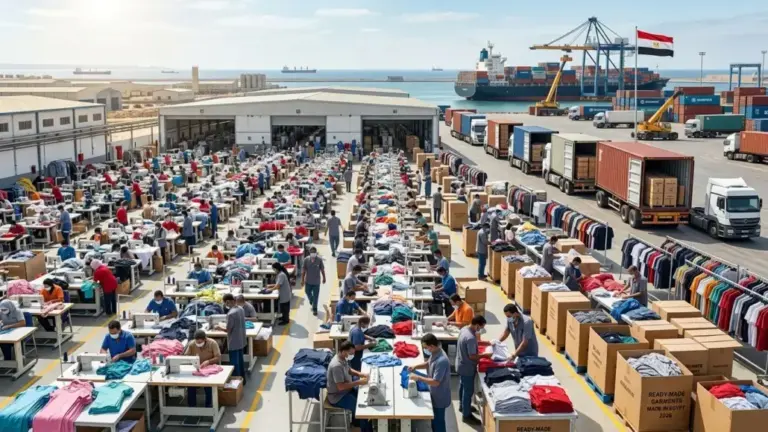 Egypt Apparel Exports Rise 15% as US, Europe Demand Grows