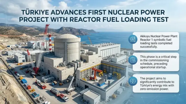 Akkuyu Nuclear Power Plant Conducts First Fuel Loading Test