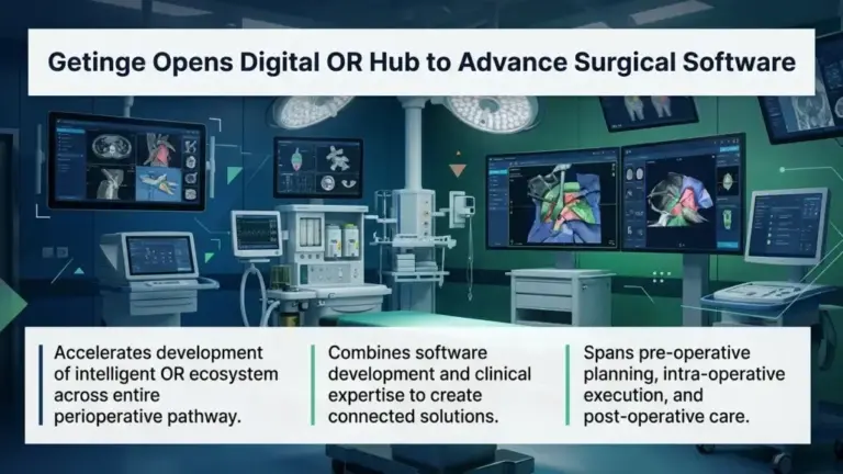 Getinge Opens Digital OR Hub to Advance Surgical Software