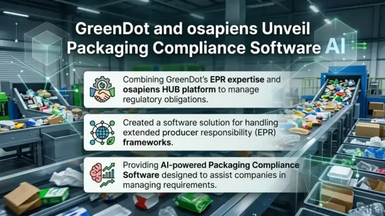 GreenDot and osapiens Unveil Packaging Compliance Software