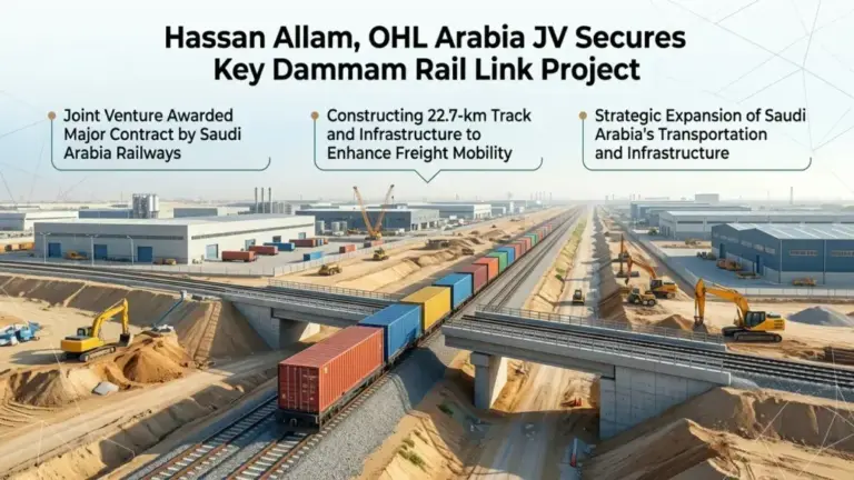 SAR Awards Dammam 2nd Industrial City Rail Link Project Deal