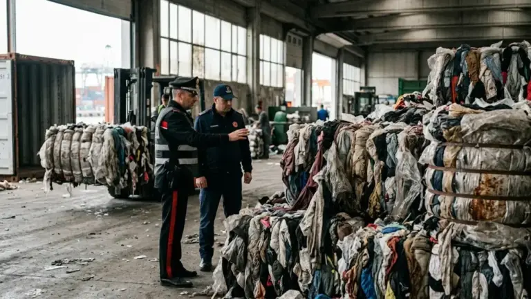 EU Seizes 4,200 Tonnes of Illegal Textile Waste From Italy to Turkey