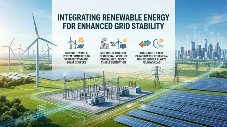 Integrating Renewable Energy for Enhanced Grid Stability