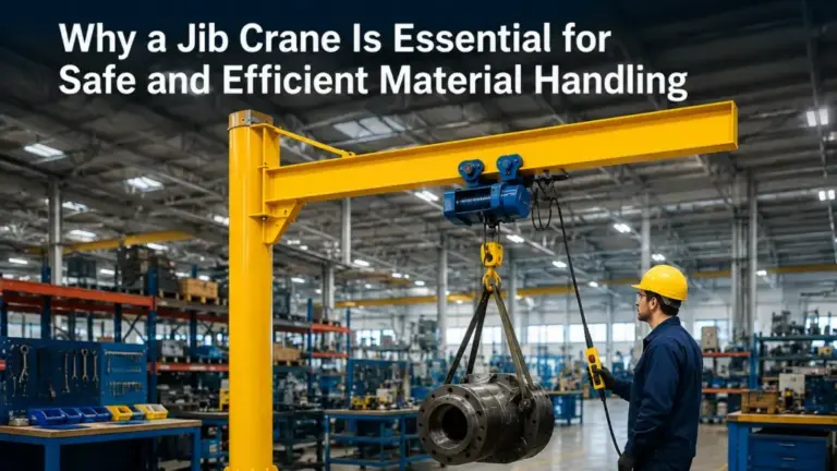 Why a Jib Crane Is Essential for Safe and Efficient Material Handling