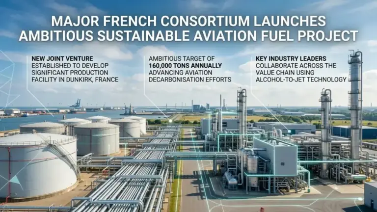 Consortium to Establish SAF Production Project in France