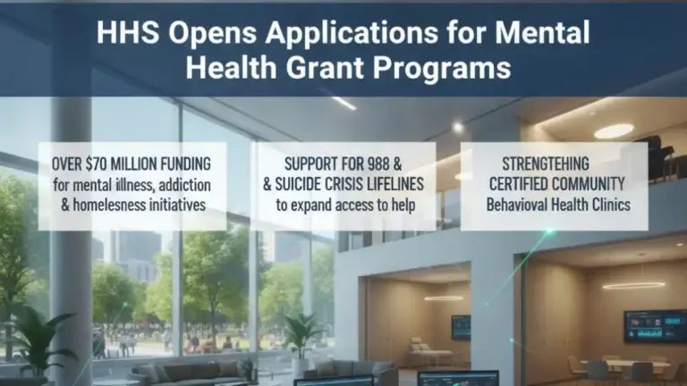 HHS Opens Applications for Mental Health Grant Programs