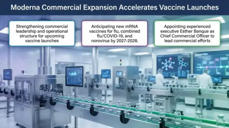 Moderna Commercial Expansion Accelerates Vaccine Launches