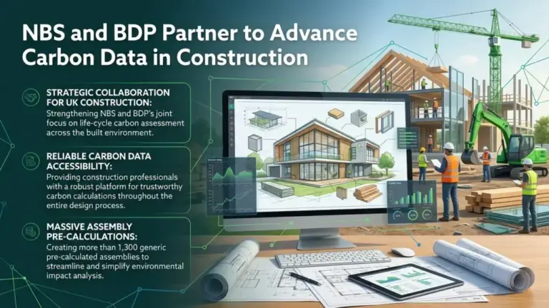 NBS and BDP Partner to Advance Carbon Data in Construction