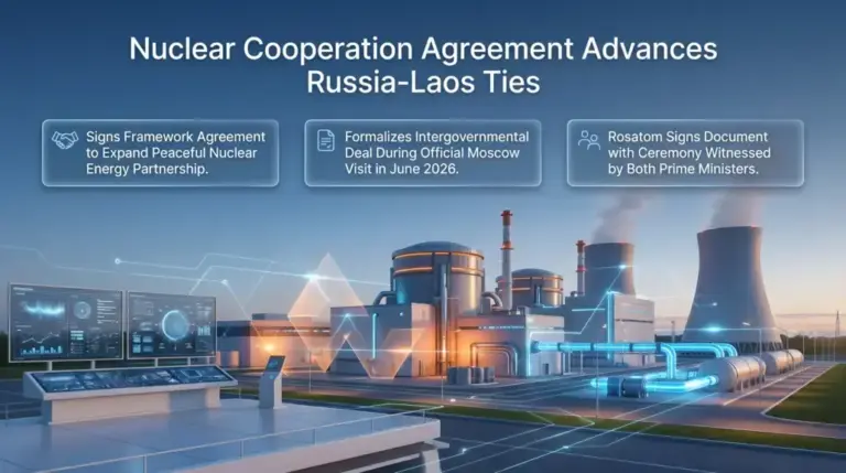 Nuclear Cooperation Agreement Advances Russia-Laos Ties