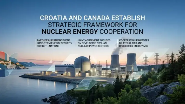 Croatia and Canada Sign Nuclear Energy Cooperation Deal