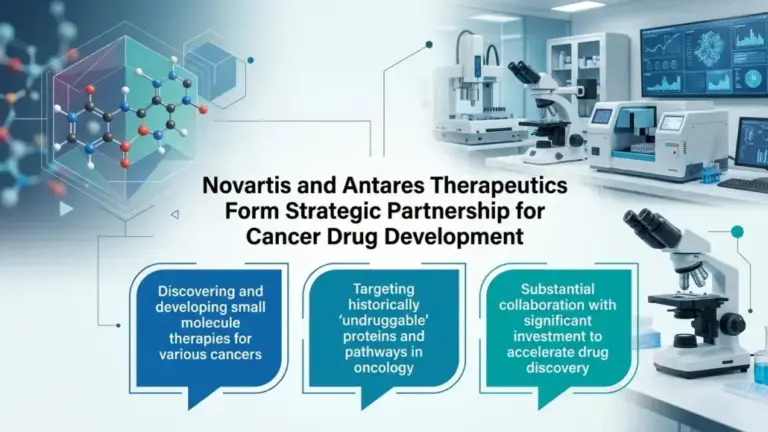 Novartis and Antares Therapeutics Form Strategic Partnership for Cancer Drug Development