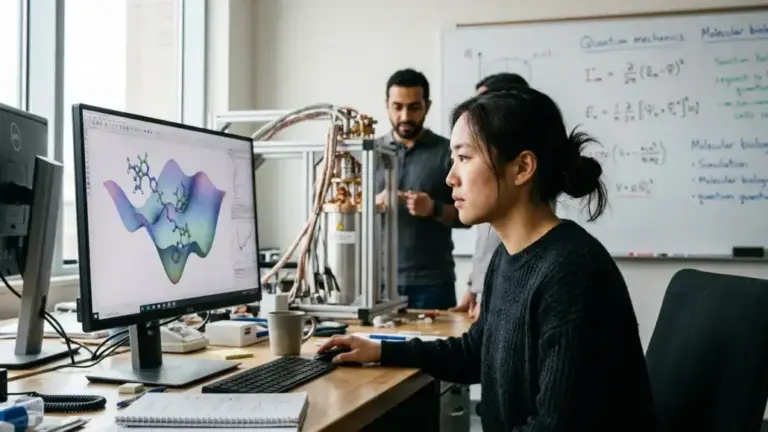 Quantum Computing Advancing Molecular Discovery Models
