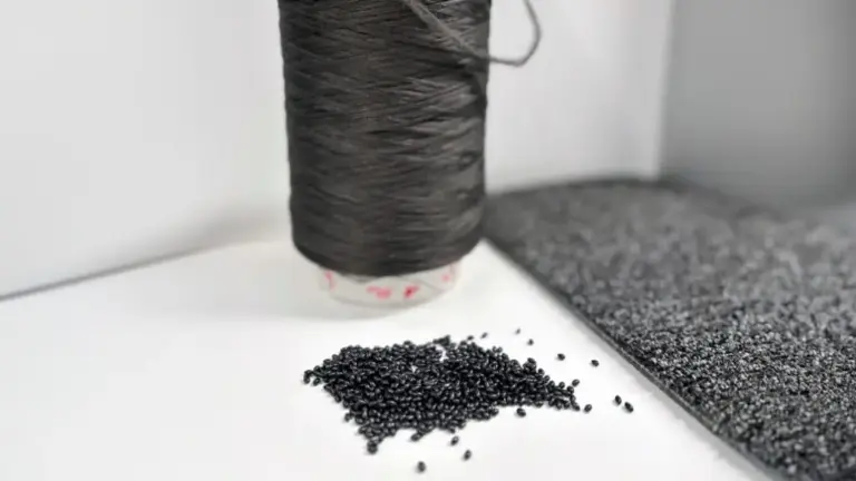 Barmag Tests 100% Recycled Carpet PET for BCF Yarn