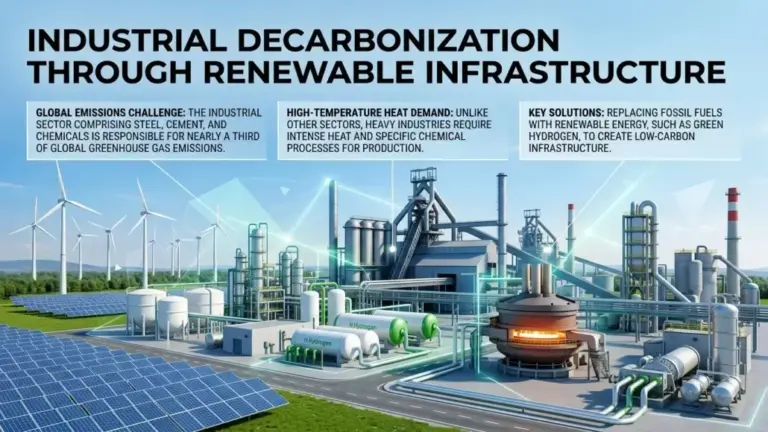 How Renewable Infrastructure Drives Industrial Decarbonization