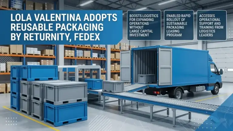 Lola Valentina Adopts Reusable Packaging by Returnity, FedEx