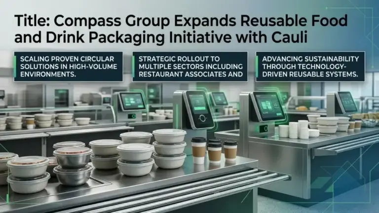 Compass Group Expands Reusable Food and Drink Packaging Initiative with Cauli