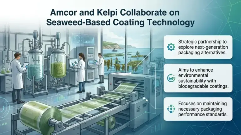 Amcor and Kelpi Collaborate on Seaweed-Based Coating Technology