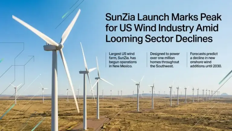 SunZia Launch Marks Peak for US Wind Industry Amid Looming Sector Declines