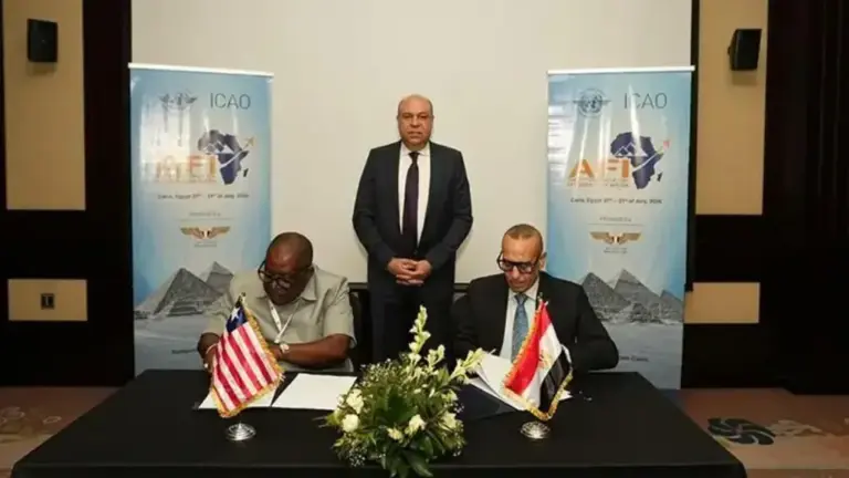 Egypt, Liberia Sign MoU to Boost Regional Civil Aviation