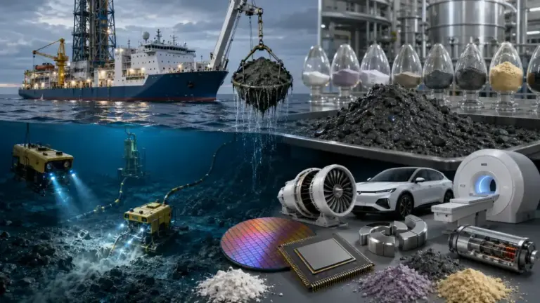 Japan Captures Deep Sea Medium and Heavy Rare Earth Elements