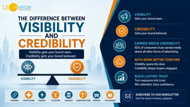 Visibility vs Credibility: The Real Difference