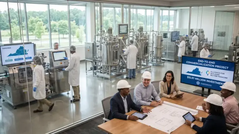 Advanced Pharmaceutical Manufacturing in Virginia Gets Funds