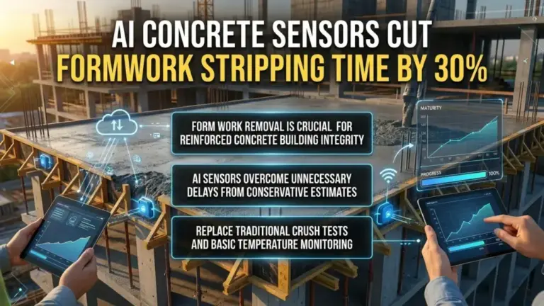 AI Concrete Sensors Cut Formwork Stripping Time by 30%