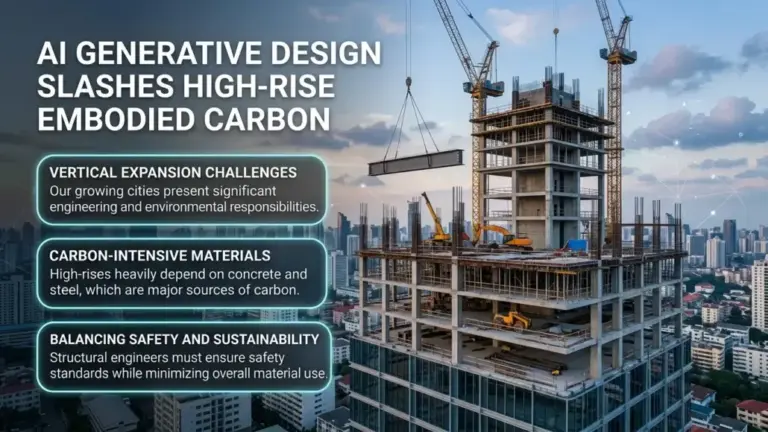 AI Generative Design Slashes High-Rise Embodied Carbon