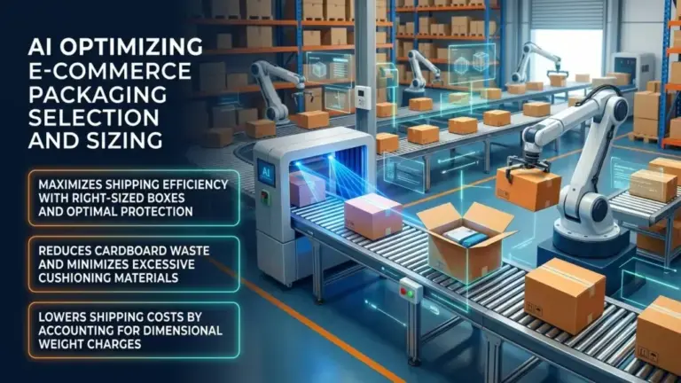 AI Optimizing E-Commerce Packaging Selection and Sizing