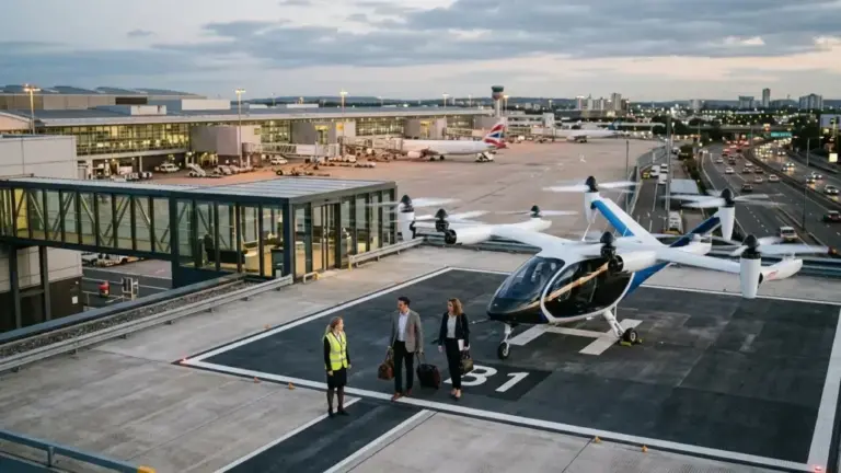 Integrating Air Taxi Services in Airport Infrastructure