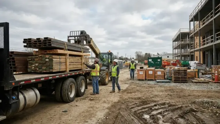 Construction Logistics Optimization Reducing Project Delays