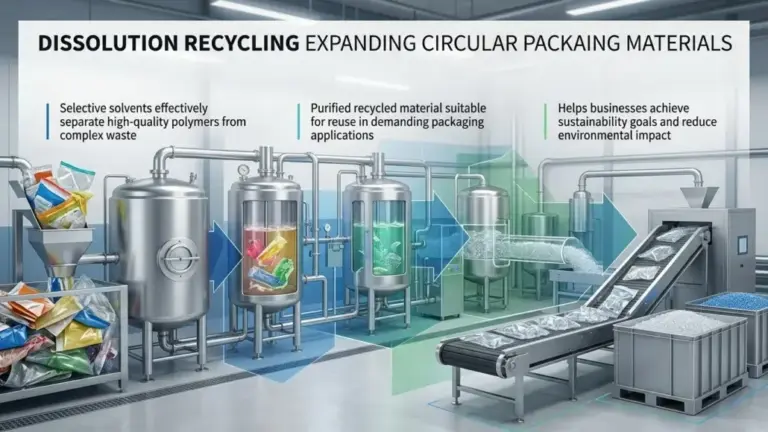 Dissolution Recycling Expanding Circular Packaging Materials