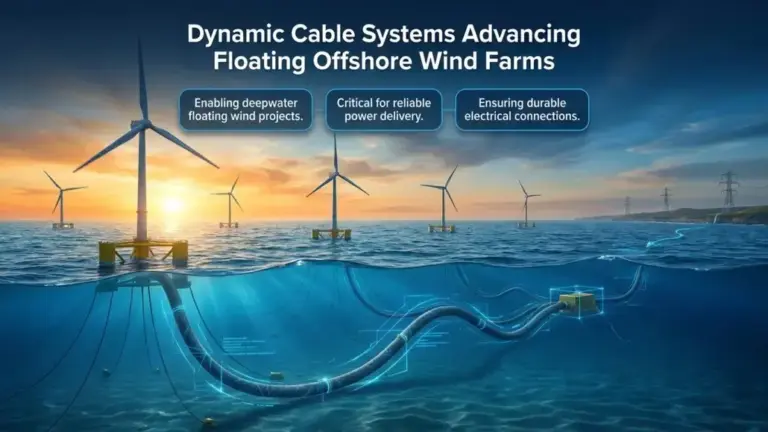 Dynamic Cable Systems Advancing Floating Offshore Wind Farms